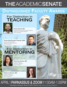 2023-2024 Distinguished Faculty Awards Poster