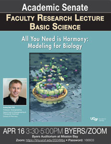 Faculty Research Lecture Basic Science Event Poster - Andrej Sali, PhD