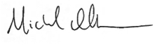 Michael Oldham, PhD Signature