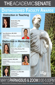 2022-2023 Distinguished Faculty Awards Poster