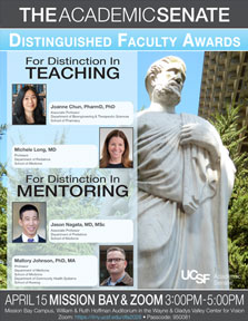 2026 Distinguished Faculty Awards Poster