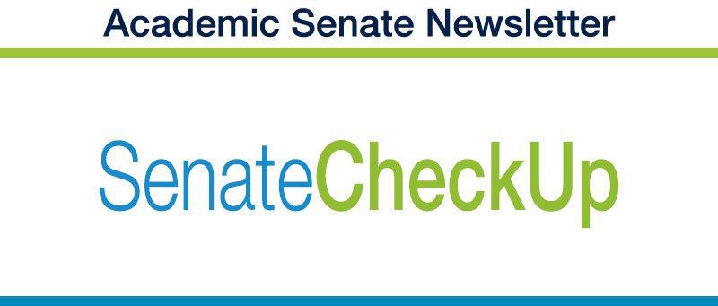 Senate Check Up Newsletter Header